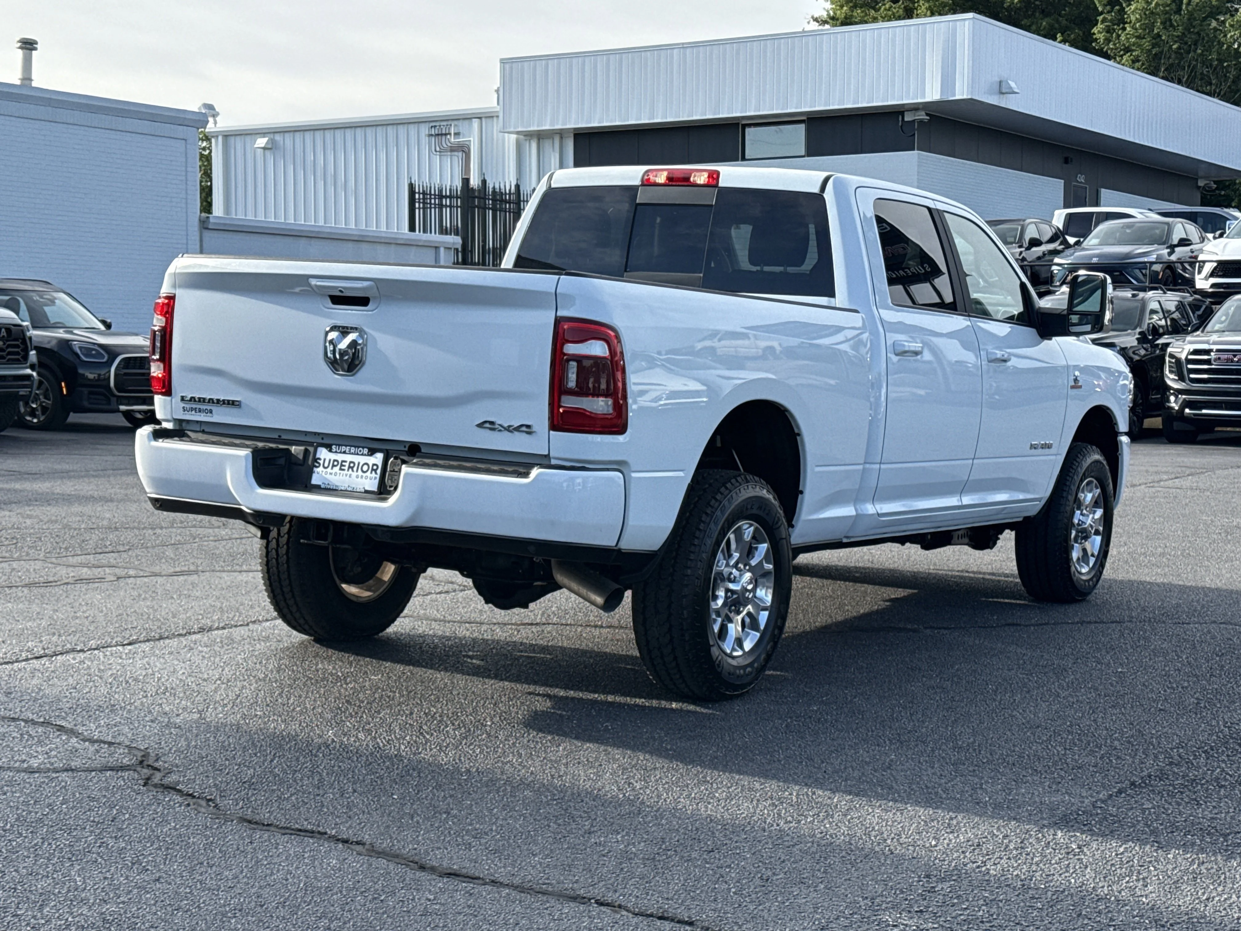 Used 2024 Bright White Clearcoat Ram Laramie 4WD image 3