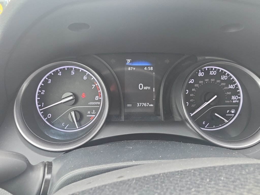 Used 2023 Reservoir Blue Toyota SE Nightshade image 3