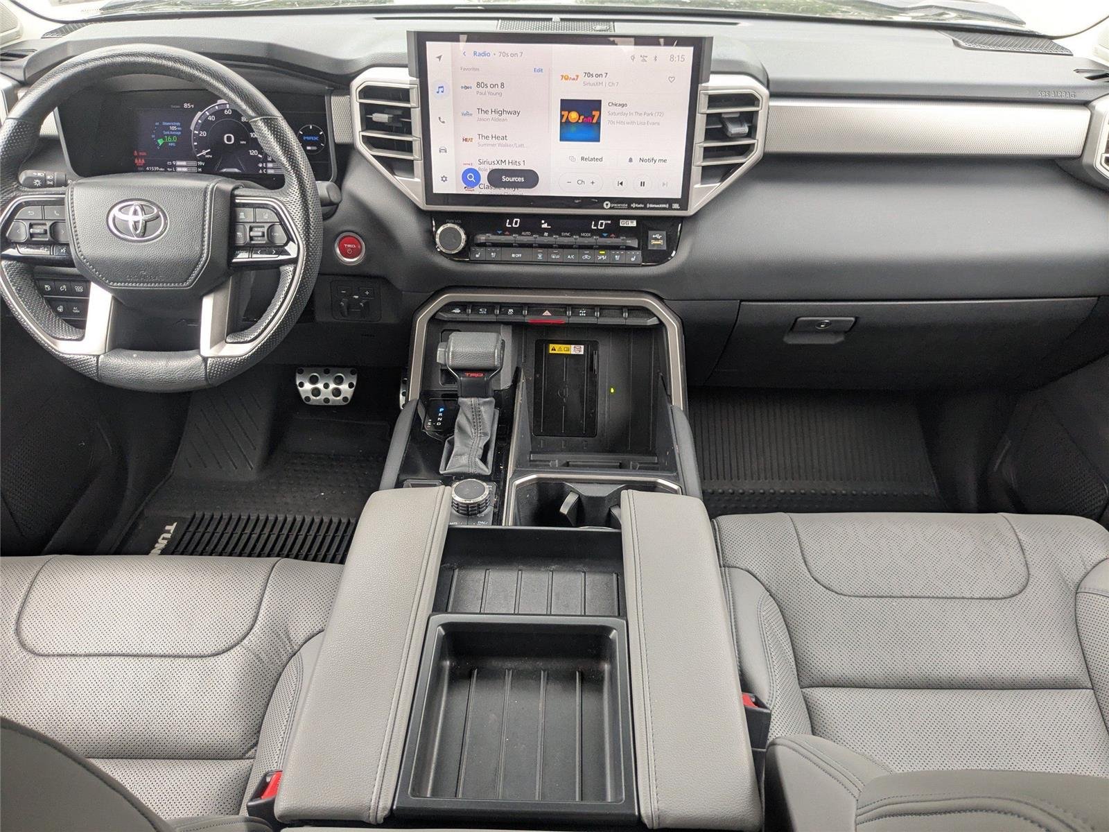 Used 2024 Midnight Black Metallic Toyota Limited Hybrid image 14