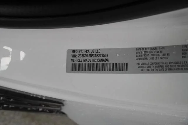 New 2026 White Knuckle Exterior Paint Dodge Scat Pack image 33