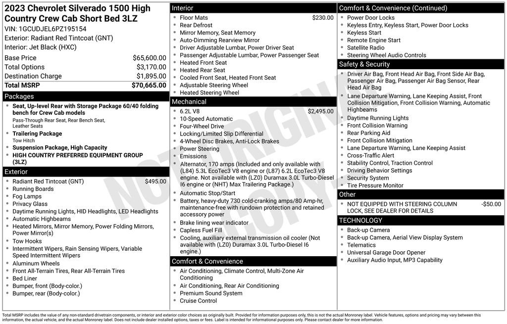 Used 2023 Red Chevrolet High Country image 30