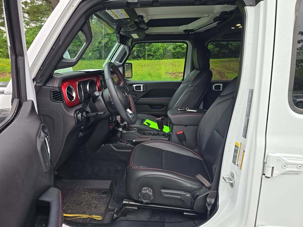 Used 2023 Bright White Clearcoat Jeep Rubicon image 2