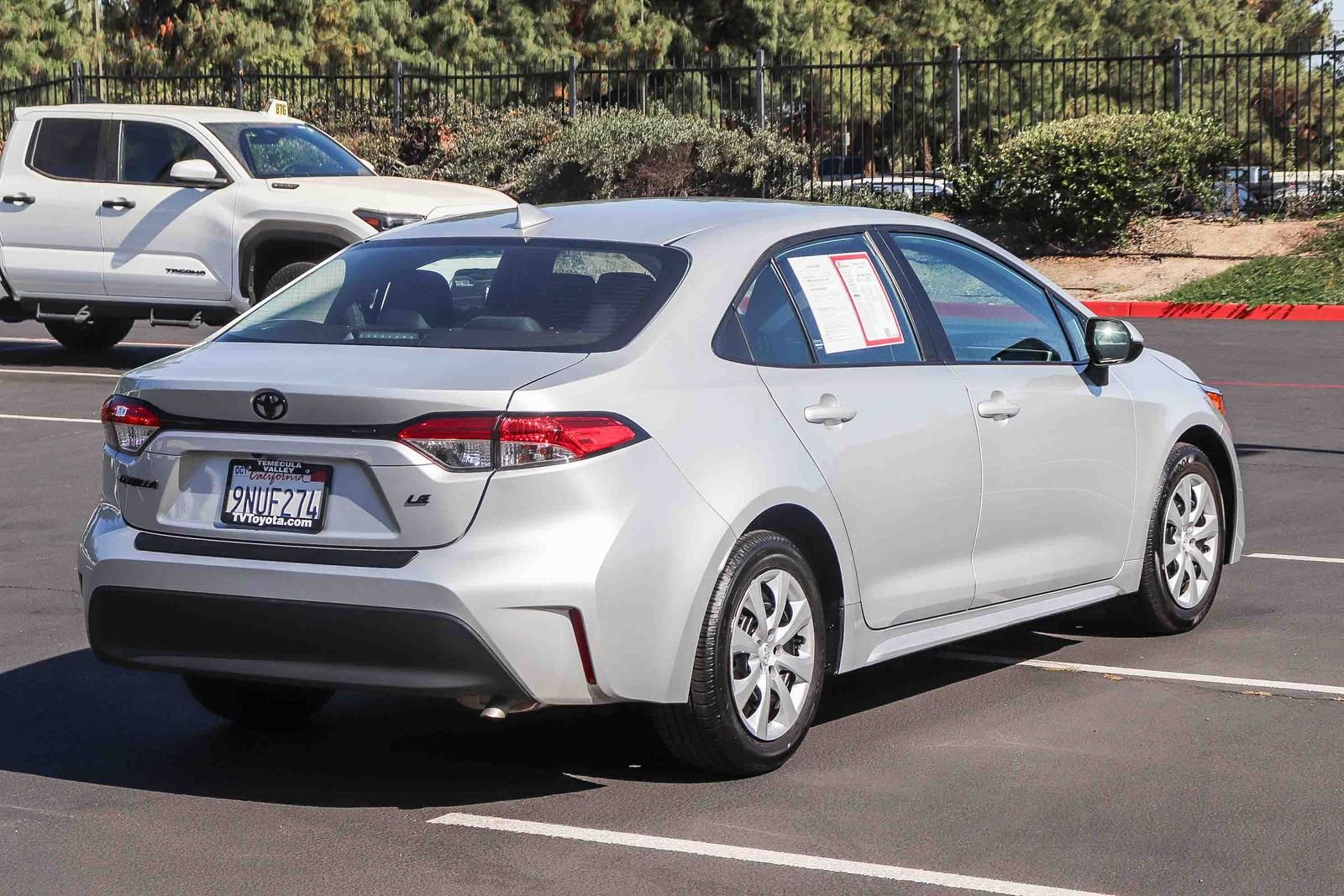 Certified Used 2024 Classic Silver Metallic Toyota LE image 7