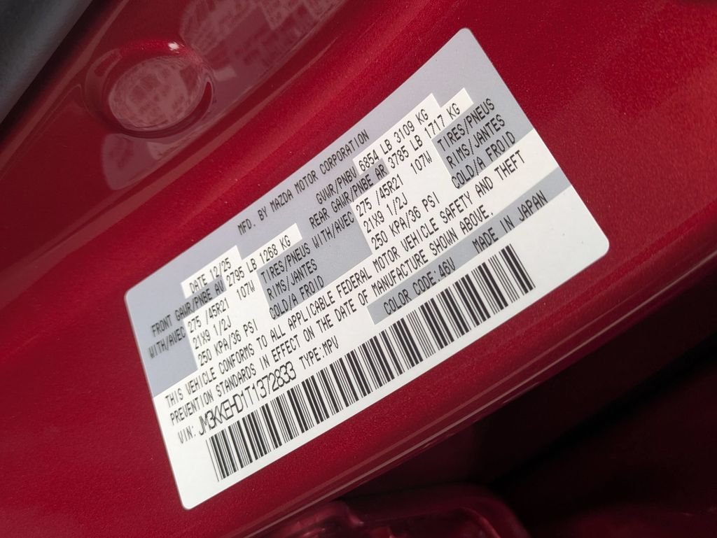 New 2026 Soul Red Crystal Metallic Mazda 3.3 Turbo Premium Plus AWD image 34
