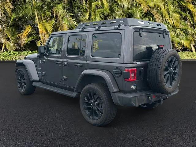 Certified Used 2021 Gray Jeep Unlimited Sahara 4xe image 8