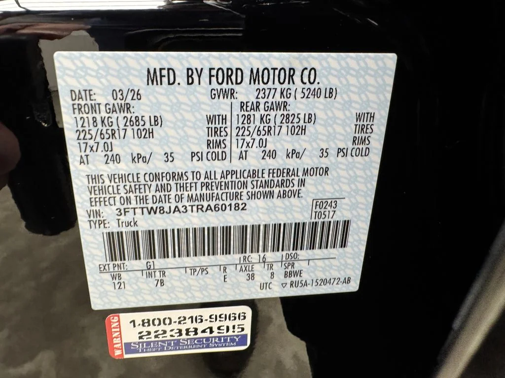 New 2026 Shadow Black Ford XLT image 33