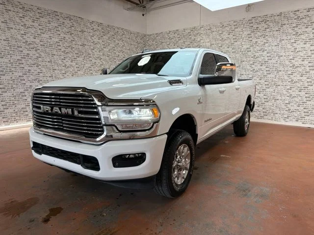 Used 2024 Bright White Clearcoat Ram Laramie image 3