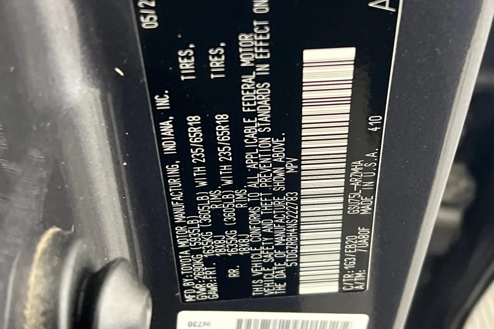 Certified Used 2022 Magnetic Gray Metallic Toyota XLE image 34
