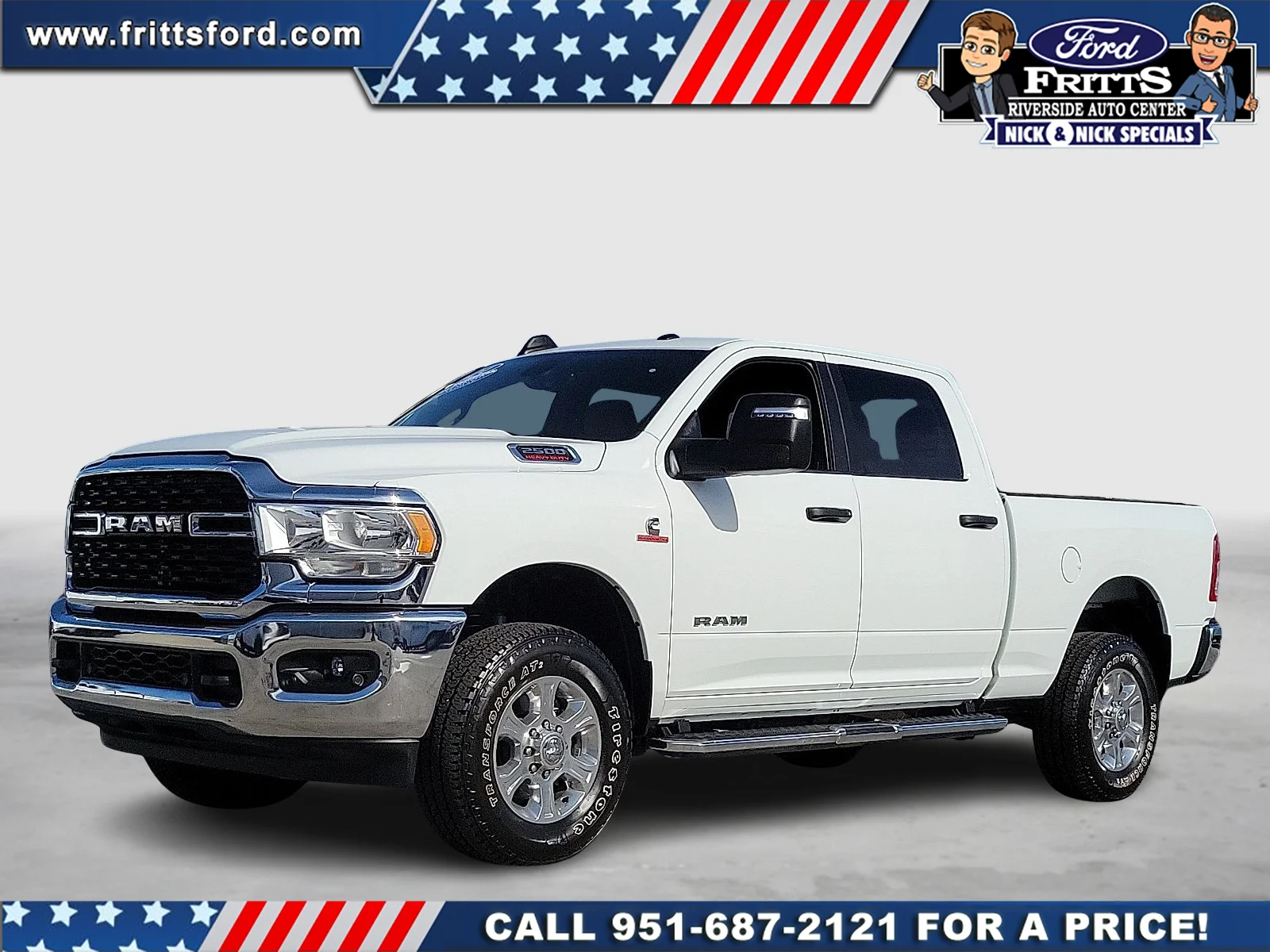 Certified Used 2024 Bright White Clearcoat Ram Big Horn Crew Cab 4x4 6'4
