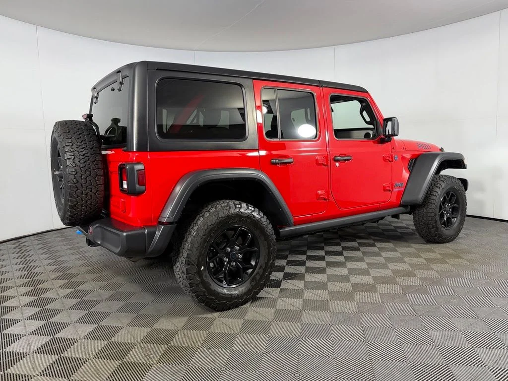Certified Used 2024 Red Jeep Willys 4xe image 7