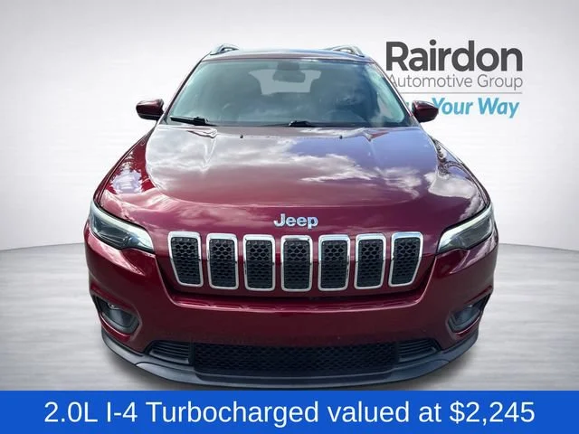 Used 2019 Velvet Red Pearlcoat Jeep Latitude Plus image 2