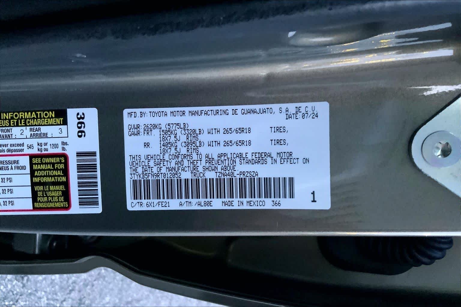 Used 2024 Bronze Oxide Toyota TRD Sport image 31