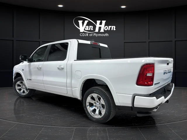 New 2026 Bright White Clear-Coat Exterior Paint RAM Big Horn/Lone Star image 5