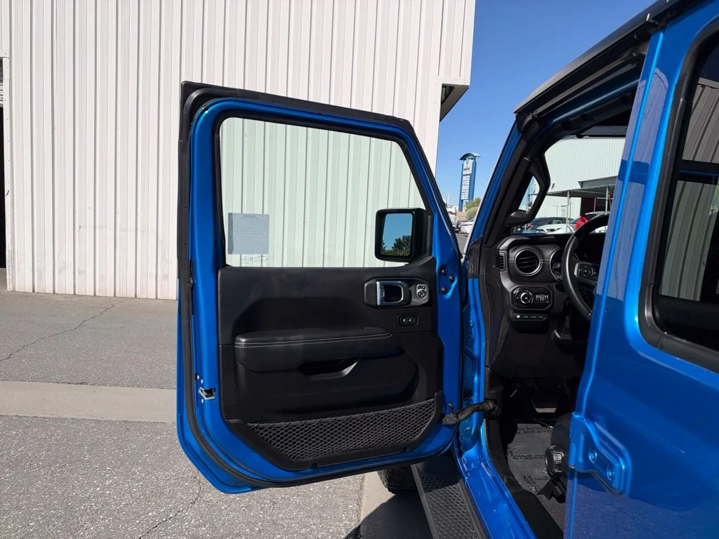 Used 2022 Blue Jeep Unlimited Sahara 4xe image 12
