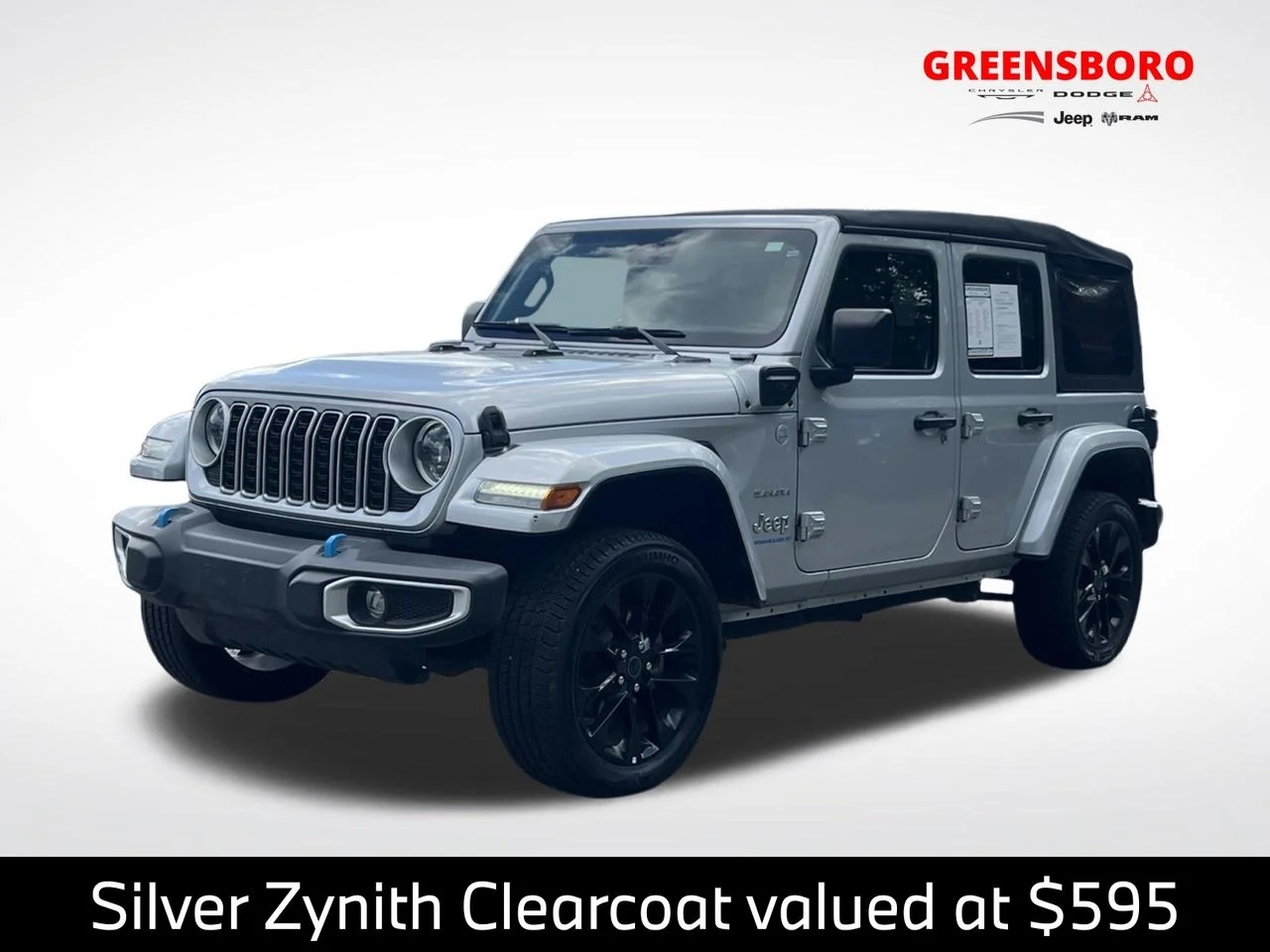Used 2024 Silver Jeep Sahara 4xe image 1