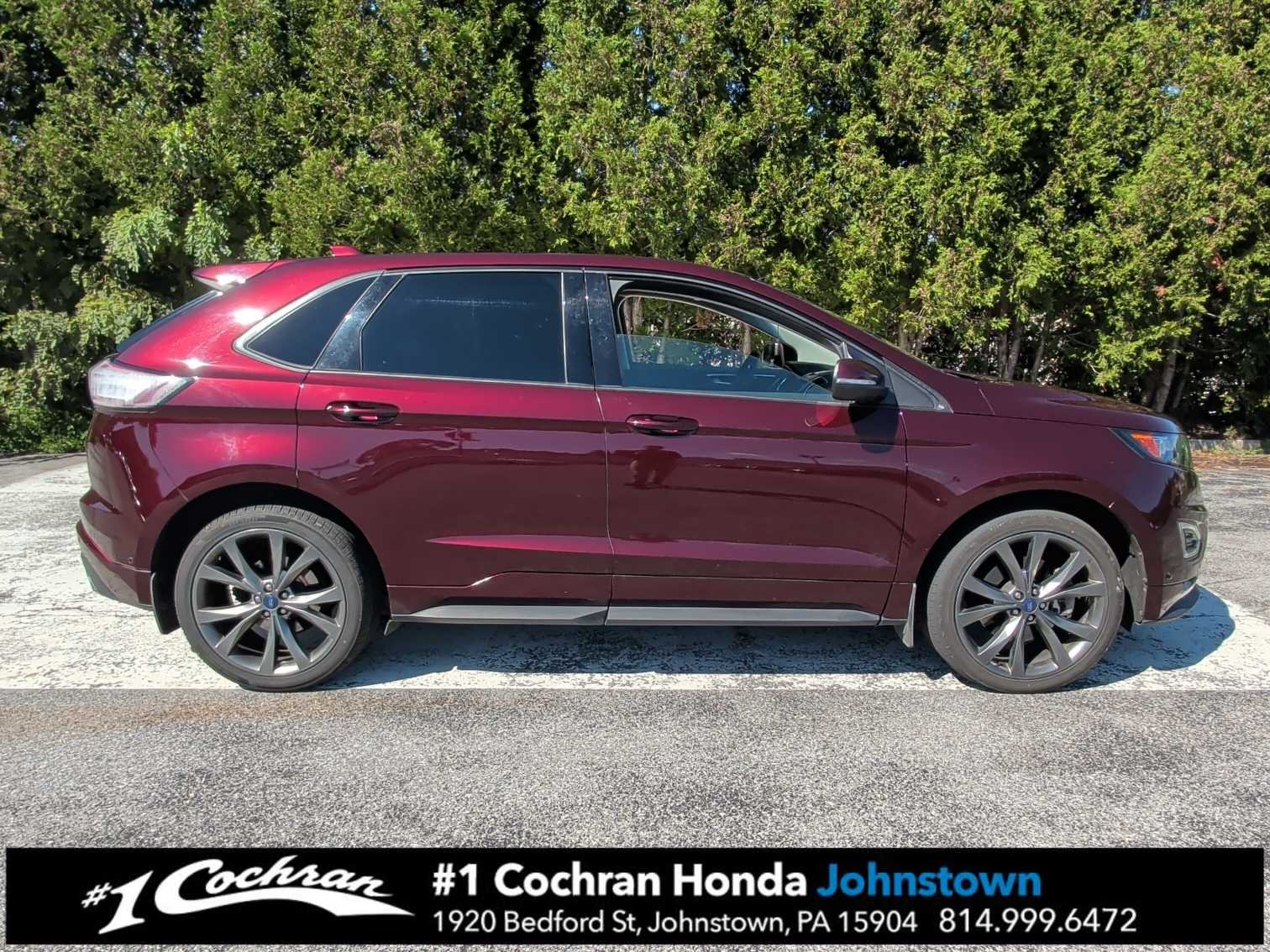 Used 2017 Burgundy Velvet Metallic Tinted Clearcoat Ford Sport image 4