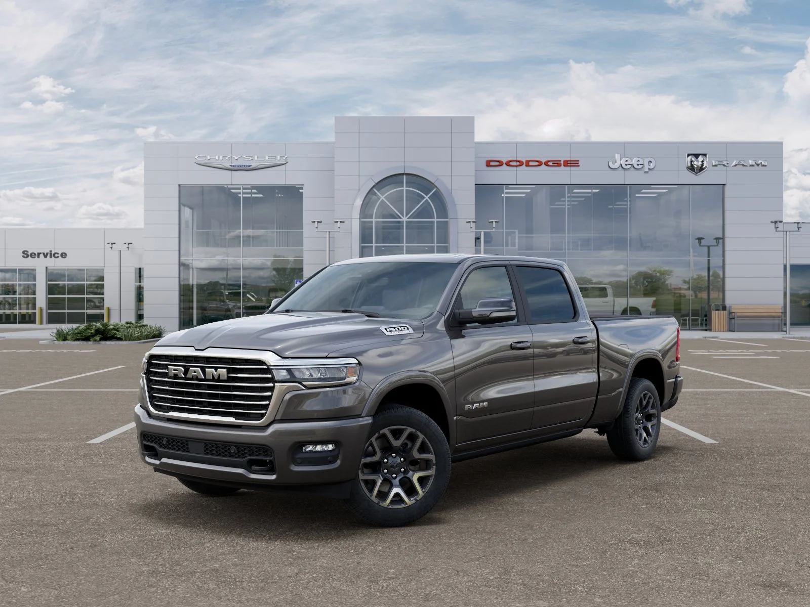 New 2026 Granite Crystal Metallic Clear-Coat Exterior Paint RAM Laramie image 28