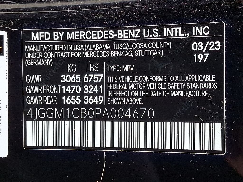 Certified Used 2023 Obsidian Black Metallic Mercedes-Benz 350 SUV image 28