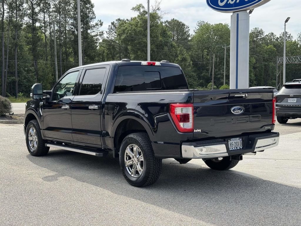 Used 2021 Blue Ford Lariat image 24