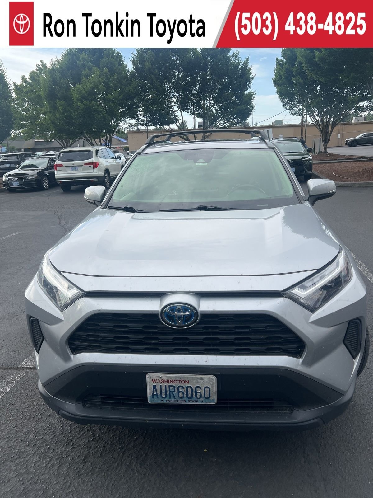 Used 2023 Silver Sky Metallic Toyota XLE image 1