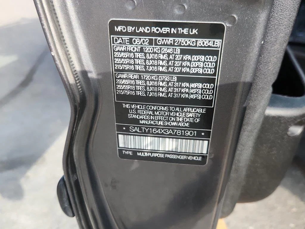 Used 2003 GRAY Land Rover SE image 21