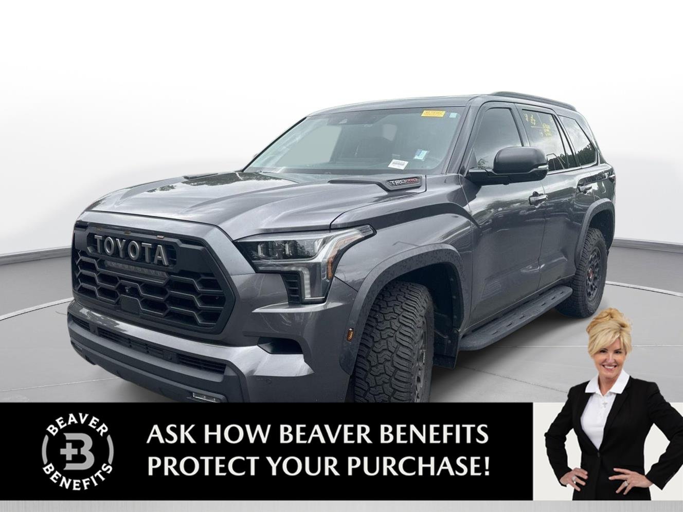 Used 2023 Magnetic Gray Metallic Toyota TRD Pro image 1