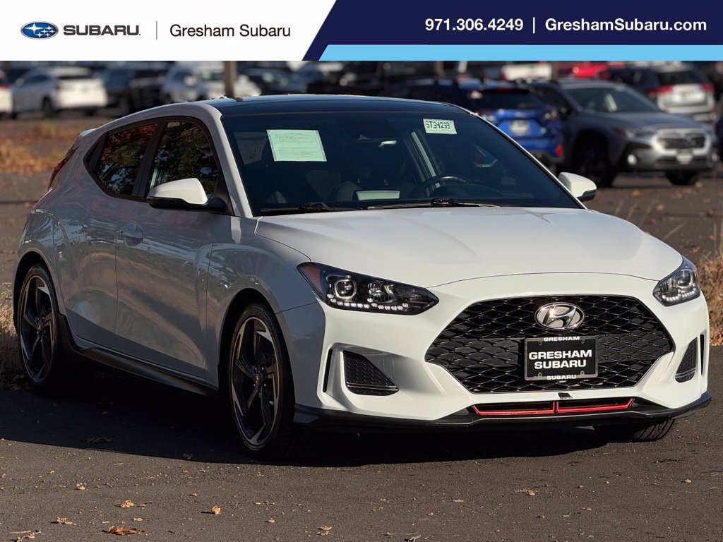 Used 2019 Chalk White Hyundai Turbo image 1