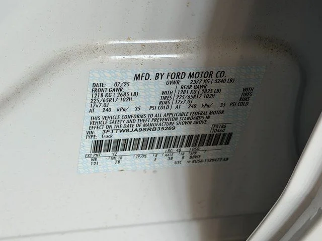 New 2025 Oxford White Ford XLT image 34