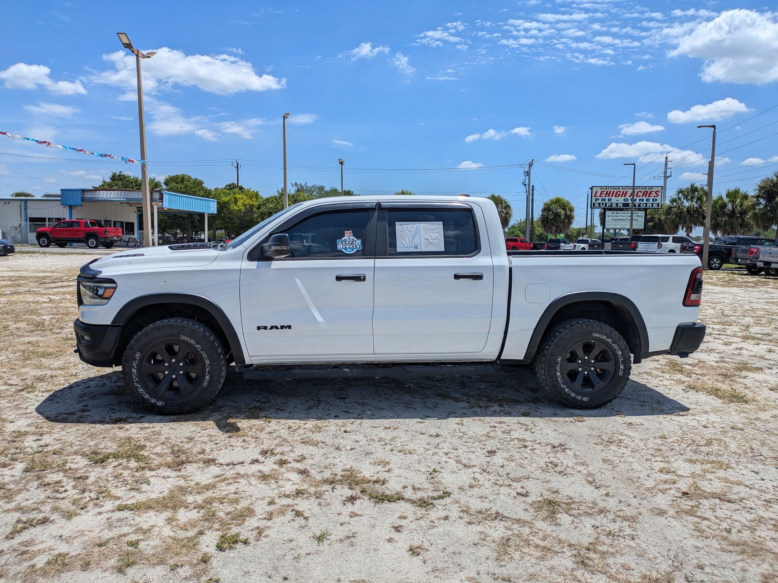 Used 2023 Bright White Clearcoat Ram Rebel image 7