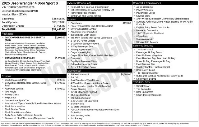 2025 Jeep Wrangler 4-Door Sport S - Photo 38