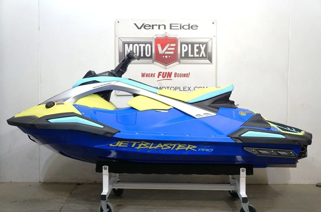 New 2026 (AZURE BLUE / LUNAR YELLOW Yamaha PRO 2-Up image 1