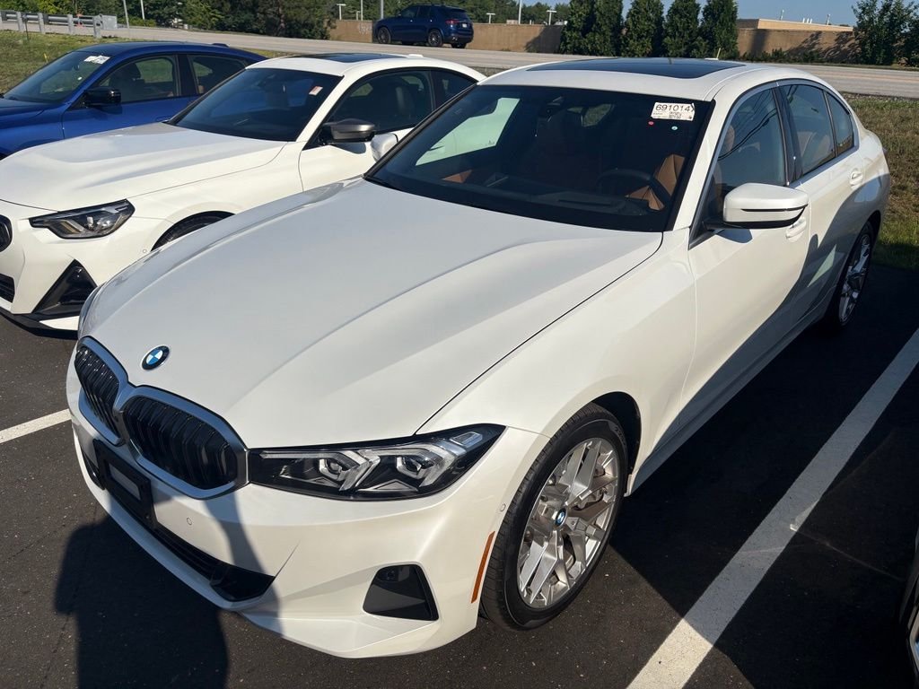 Certified Used 2025 Mineral White Metallic BMW 330i xDrive image 2