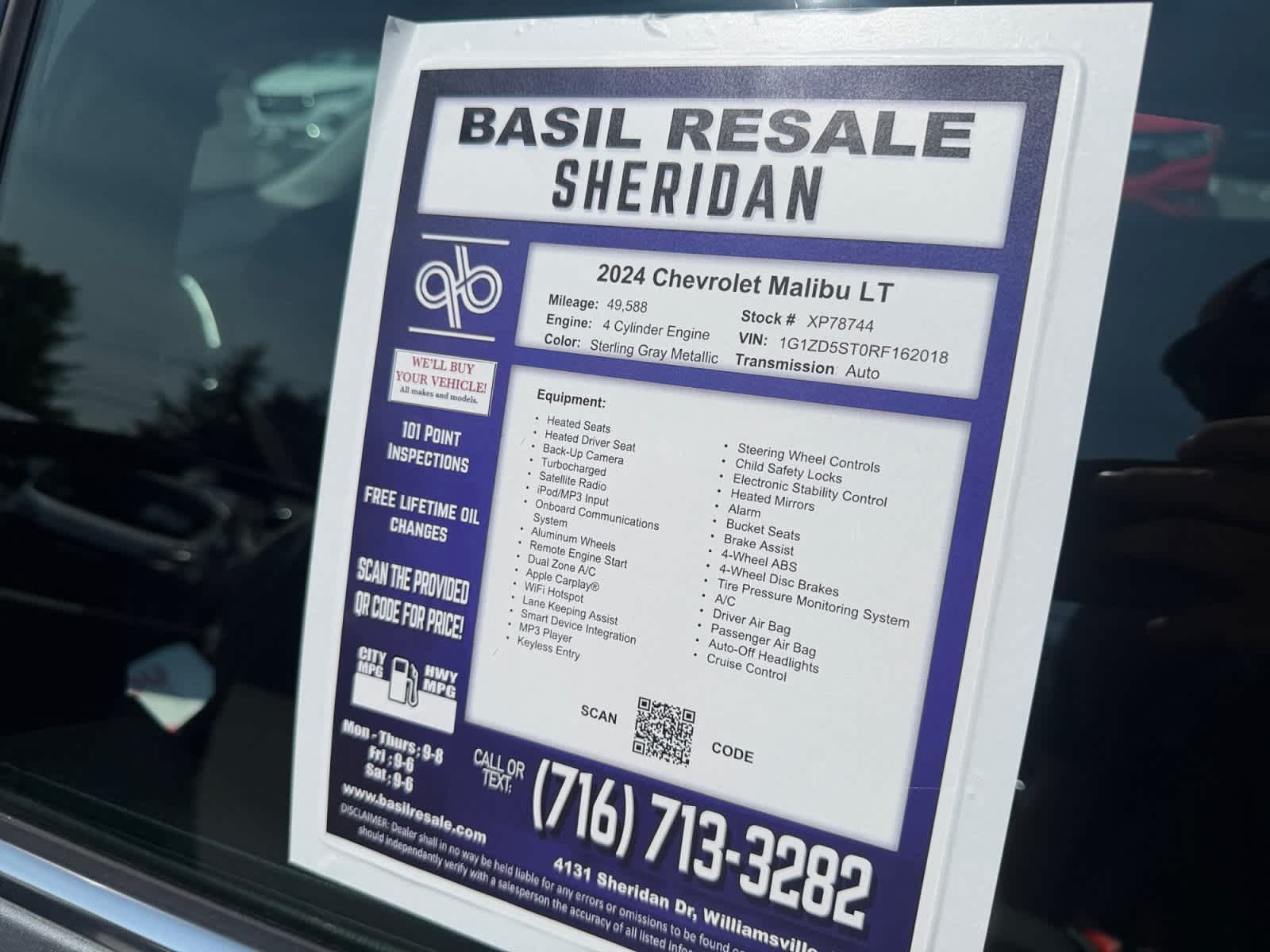 Used 2024 Sterling Gray Metallic Chevrolet LT image 25