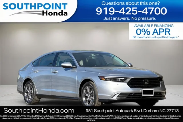 2026 Honda Accord EX-L