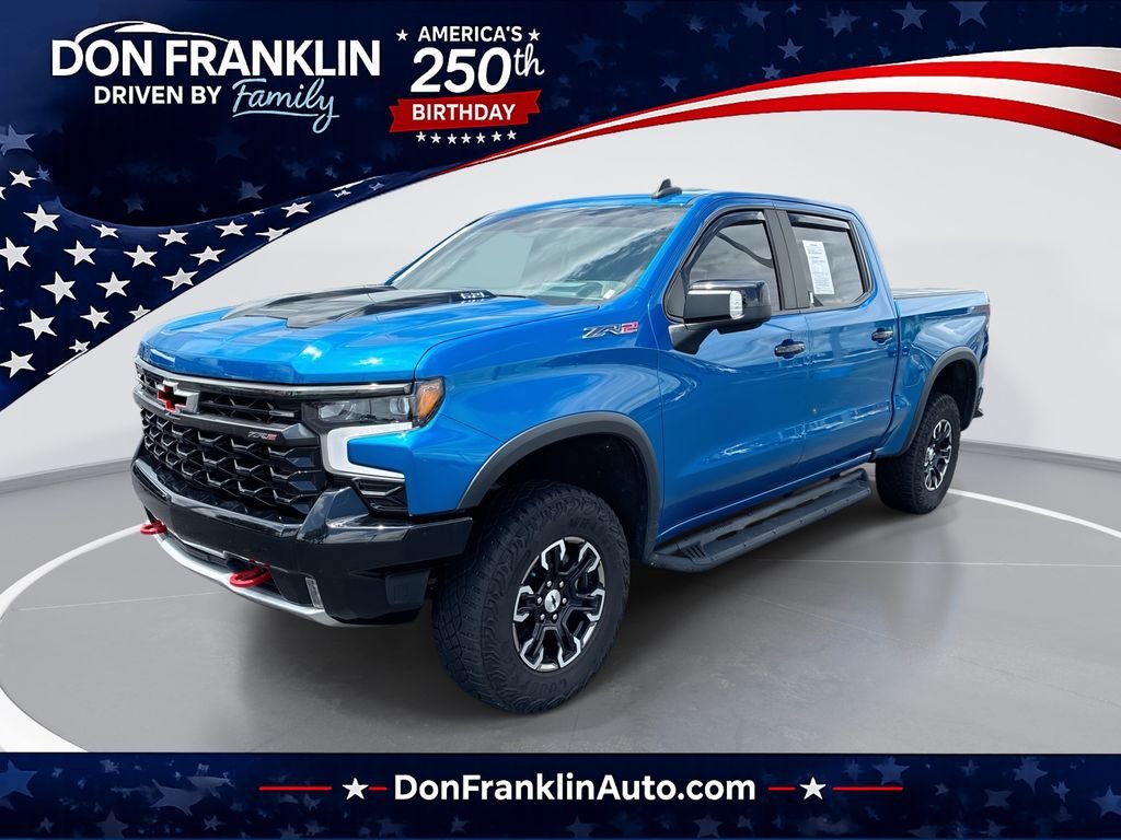 Used 2022 Blue Chevrolet ZR2 image 1