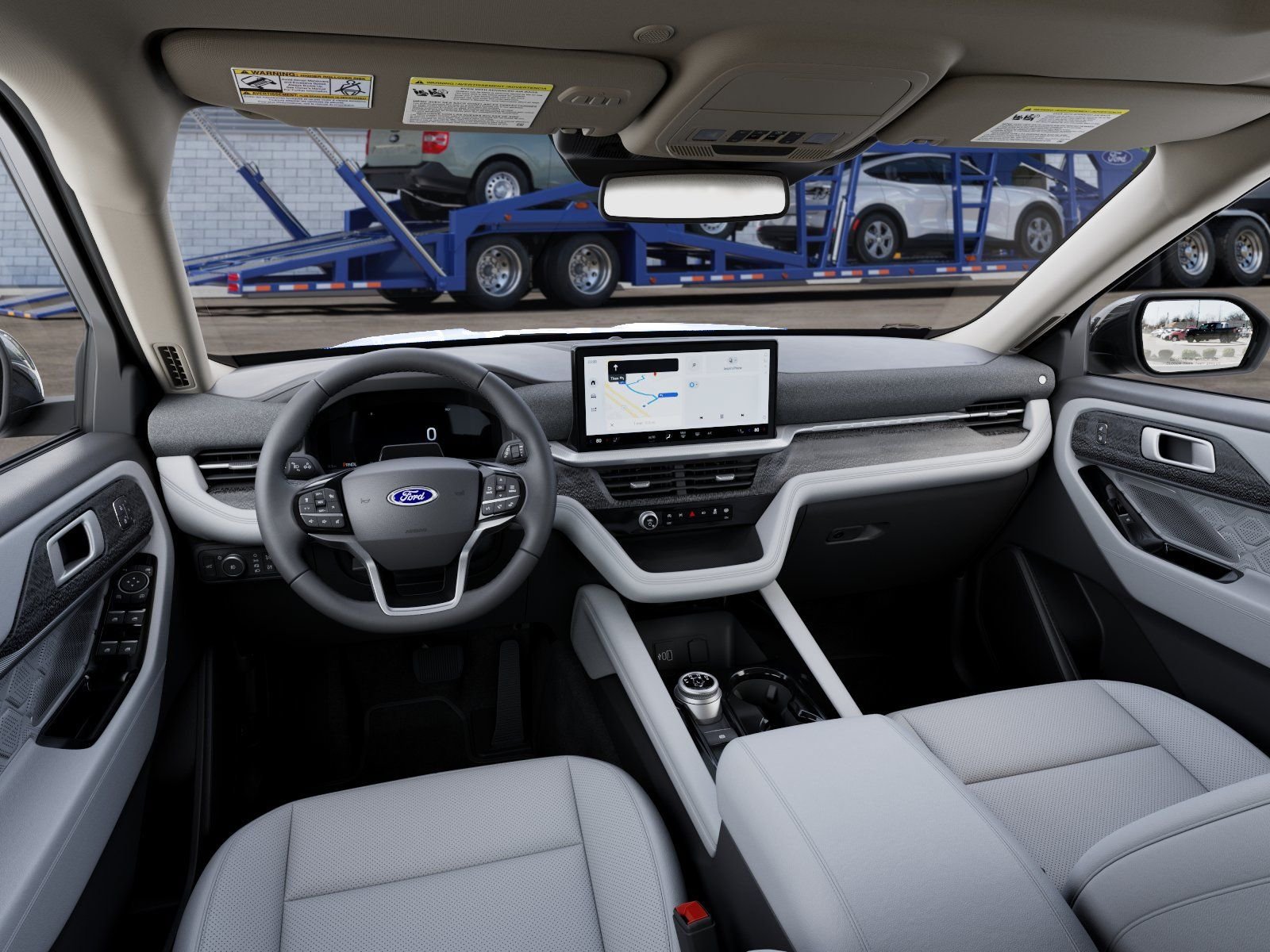 New 2027 Star White Metallic Tri-Coat Ford Platinum image 9