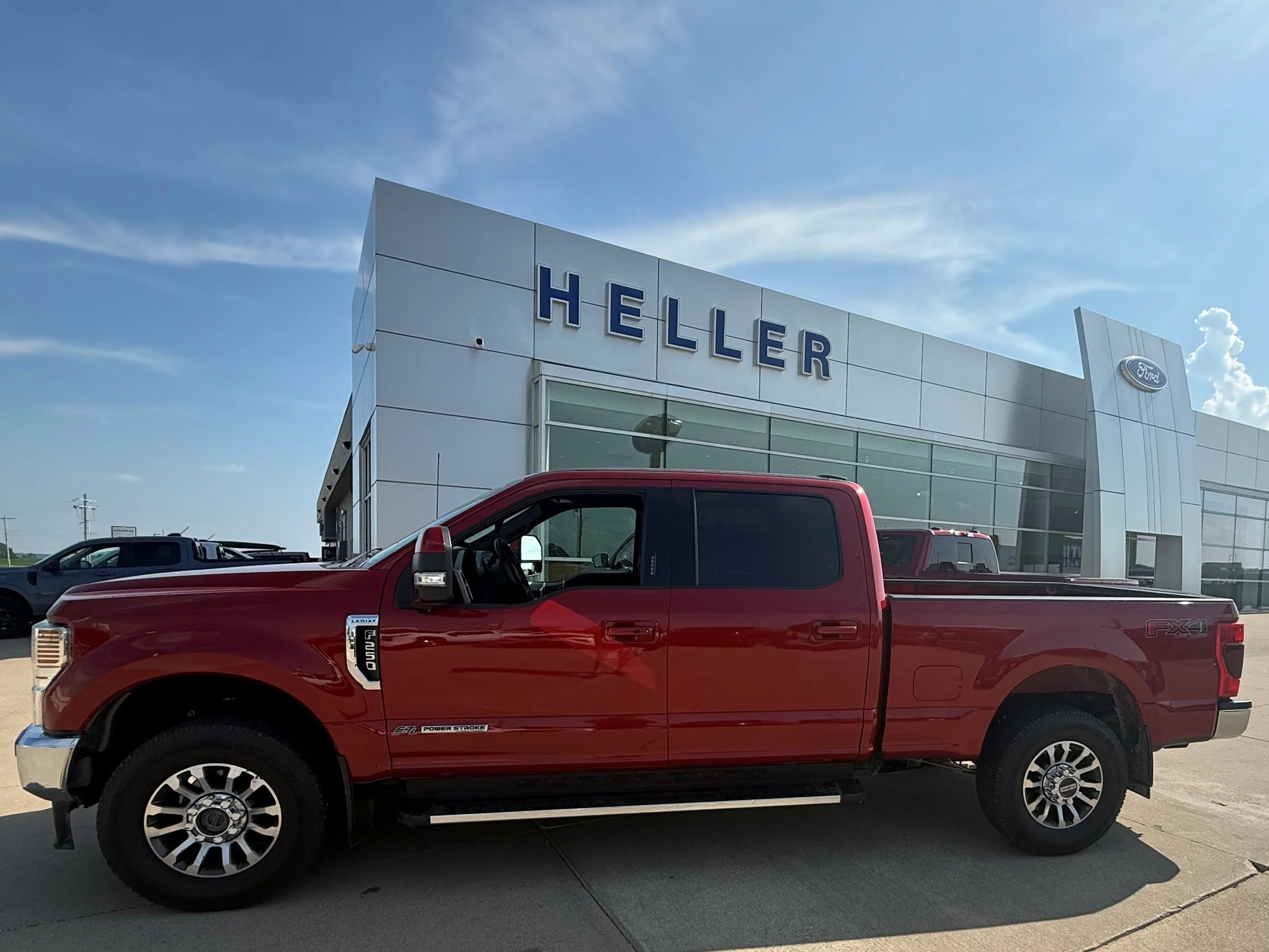 Used 2022 Rapid Red Metallic Tinted Clearcoat Ford LARIAT image 3