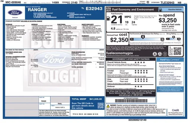 New 2026 Carbonized Gray Metallic Ford XLT image 17