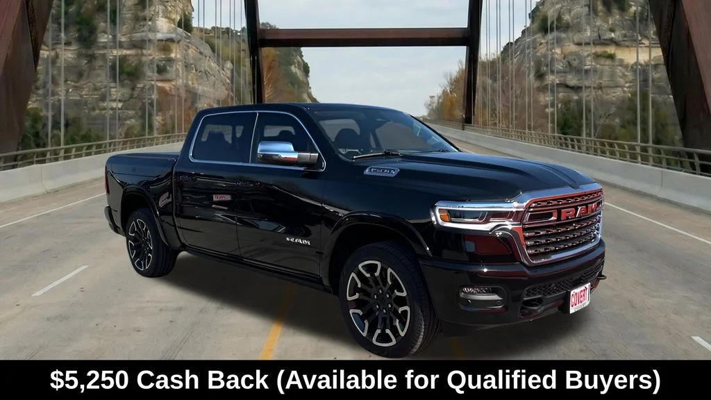 New 2026 Diamond Black Crystal Pearl-Coat Exterior Paint RAM Limited image 14