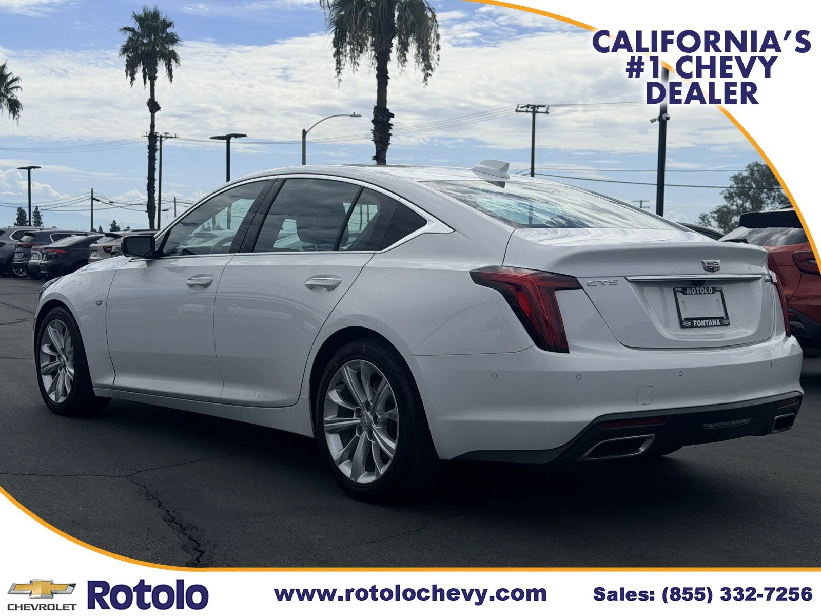Used 2025 Summit White Cadillac Premium Luxury image 4