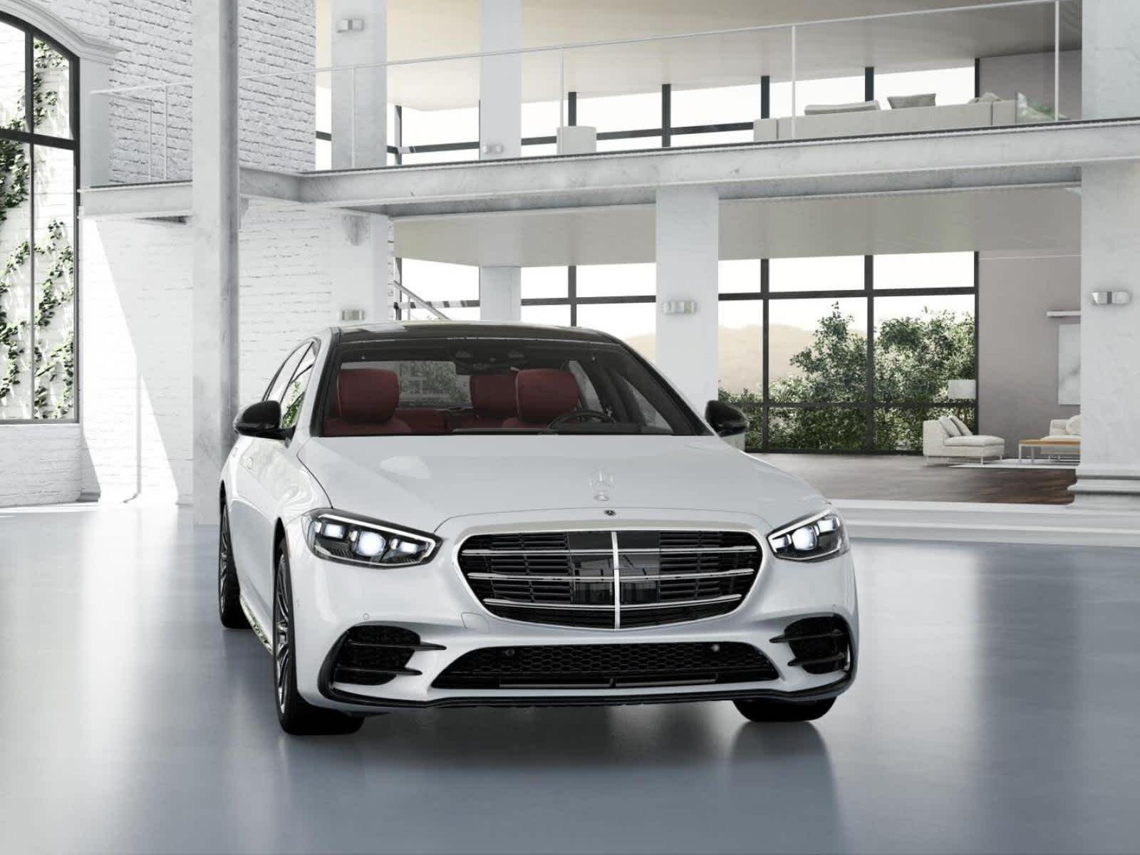 New 2026 MANUFAKTUR Moonlight White Metallic Mercedes-Benz S 580e image 7