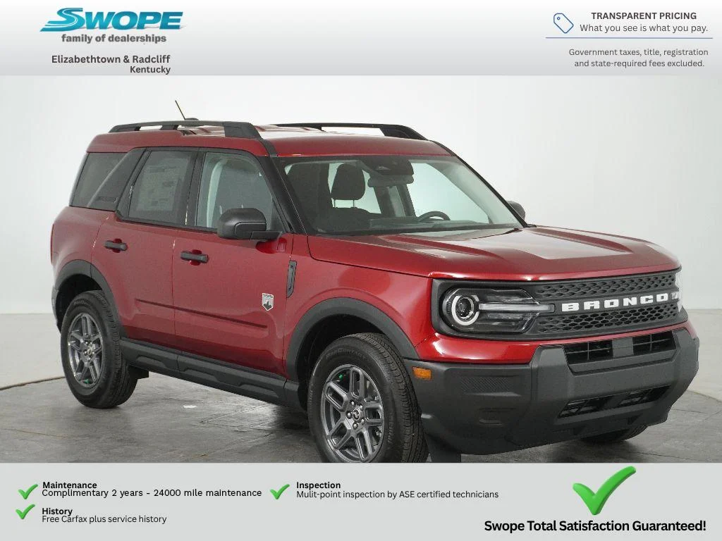 New 2026 Ruby Red Metallic Tinted Clearcoat Ford Big Bend® image 1