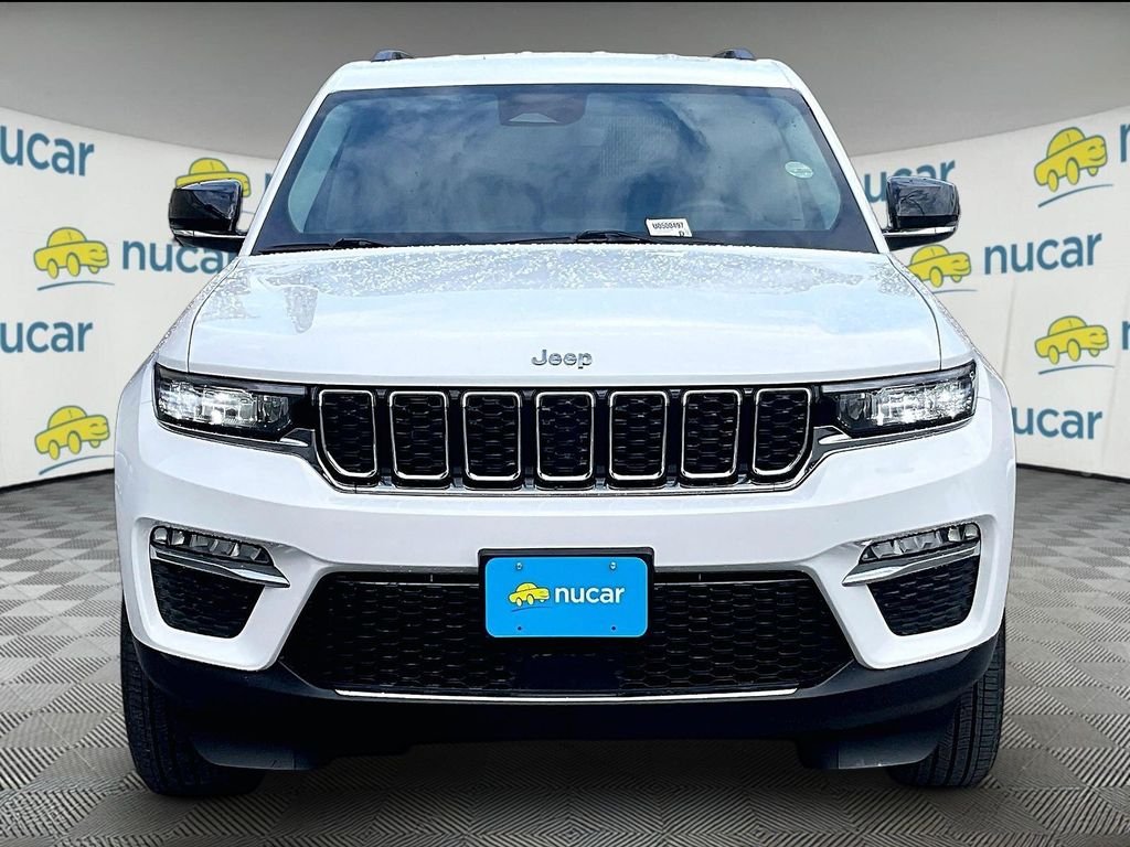 Used 2022 Bright White Clearcoat Jeep Limited image 2