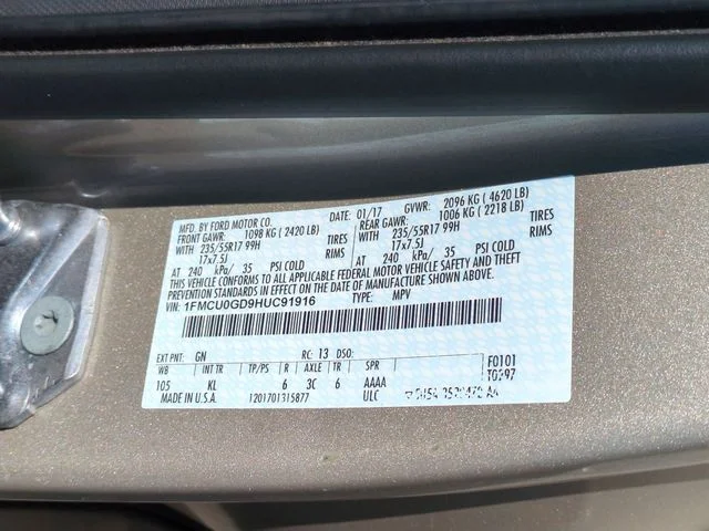 Used 2017 Gold Ford SE image 35