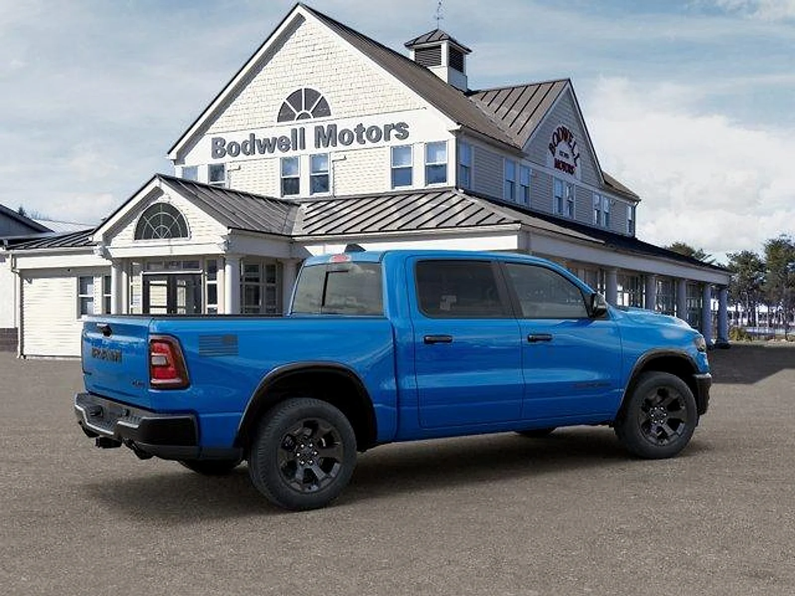 New 2026 Hydro Blue Pearlcoat RAM Big Horn Crew Cab 4x4 5