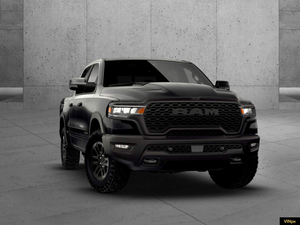 New 2026 Diamond Black Crystal Pearl-Coat Exterior Paint RAM Rebel image 14