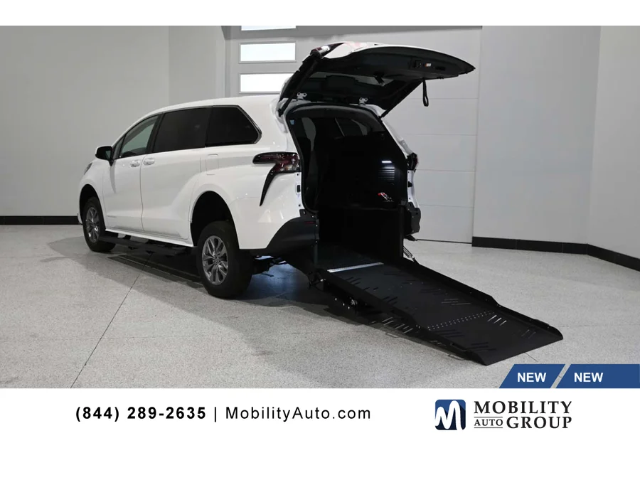 New 2026 WHITE Toyota LE Mobility Handicap Van image 1