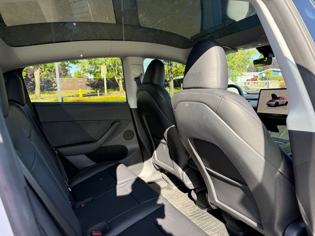 Used 2023 Pearl White Multi-Coat Tesla Performance image 20