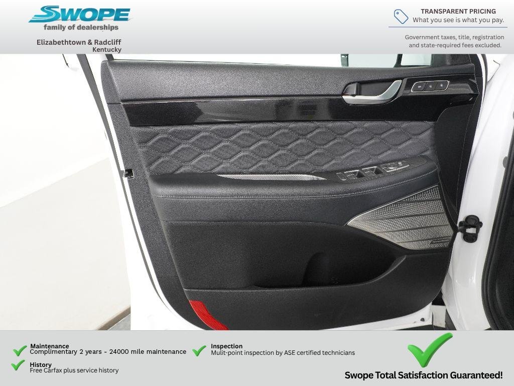 Certified Used 2021 Hyper White Hyundai Calligraphy image 14