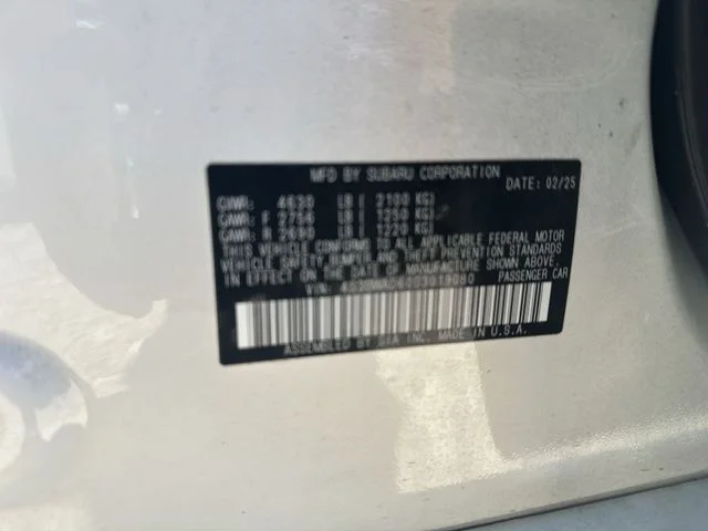 Used 2025 White Subaru Premium image 37